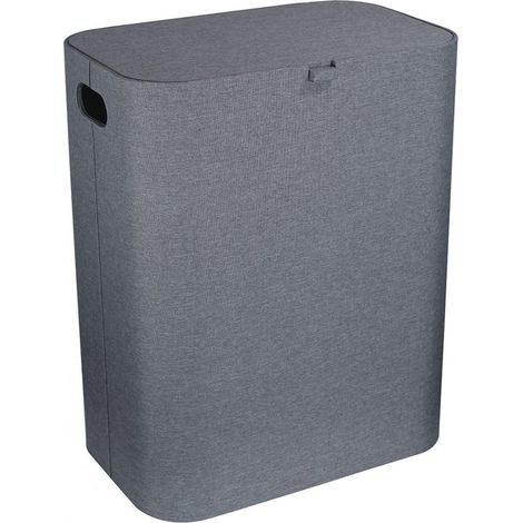 Sapho - Cesto portabiancheria Bellagio 505x625x320 mm, grigio 3063GR (1/5)