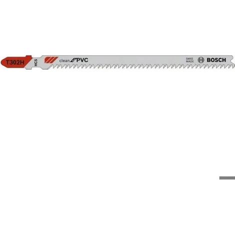 Lama per seghetto bosch T 302 H acciaio 132 mm 5 pezzi