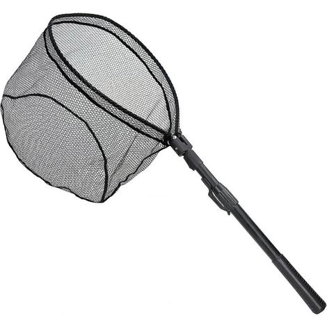 Filet de pêche en caoutchouc - Mécanisme télescopique à pliage rapide à une main - Filet de surveillance de 113 cm (1/5)