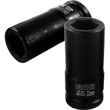Adaptador de impacto profundo 3/4" 22mm (hexagonal de 6 caras) (1/2)