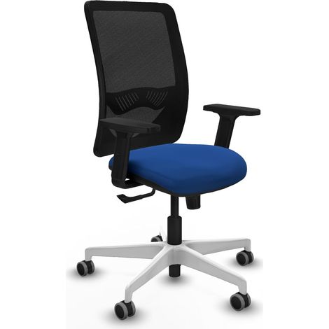Silla de oficina piqueras y crespo Zulema negro base blanca (1/2)