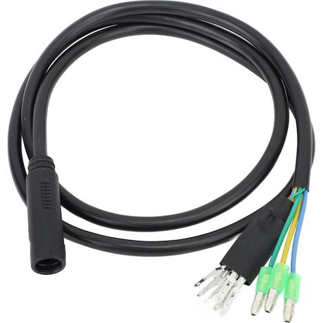 Câble d'extension moteur femelle M10 à 9 broches, anti-surchauffe et anti-interférences, avec connecteur étanche, pour conversion de moteur de vélo, 106,5 cm (1/5)