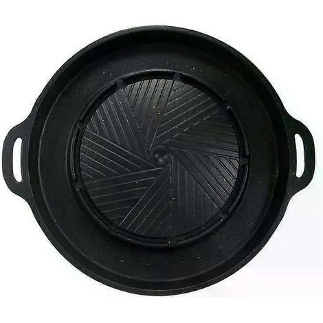 - Casserole coréenne pour grillades - Polyvalente, efficace, multifonctionnelle, innovante, haut de gamme et exclusive - Idéale pour les fondues, les barbecues et les grillades. (1/5)