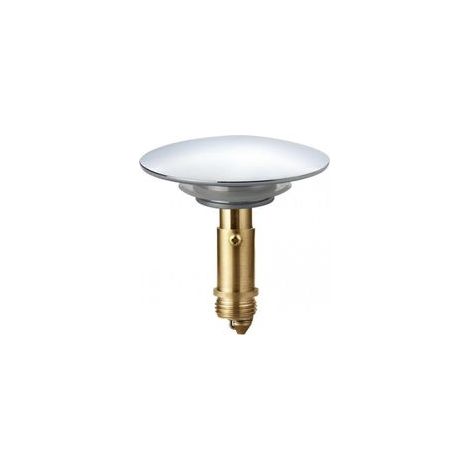 Argenté 69mm Bouchon Pop-up de Baignoire en métal chromé, Rechange pour Bouchon de vidange de Baignoire, Bouchon clic-clac à Ressort