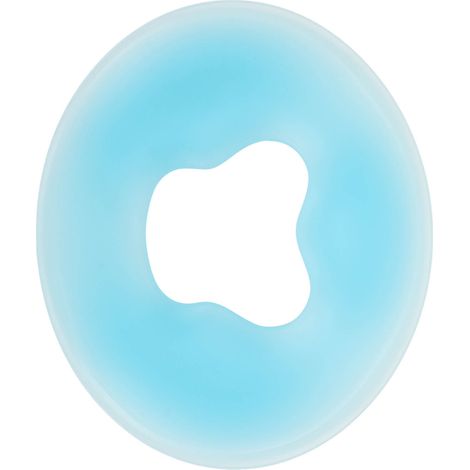 Coussin Visage en Silicone Bleu, Oreiller Massage Rond Doux et Confortable, Peau Amicale, Relaxation Spa, Accessoire Bien-Être (1/5)