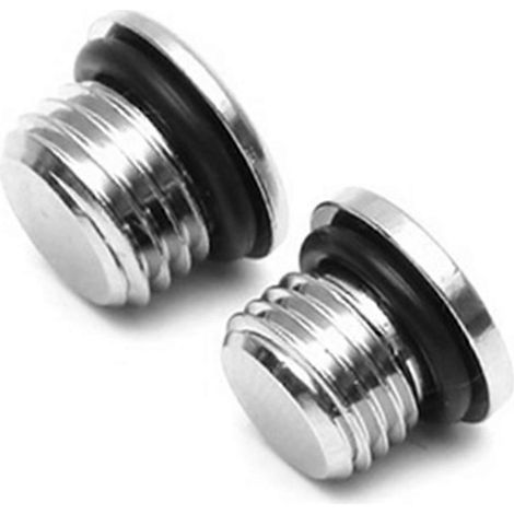 Lot de 2 détendeurs de plongée sous-marine (1er étage) LP+HP, bouchon de port basse pression + haute pression, pièce de rechange pour la plongée sous-marine (1/5)