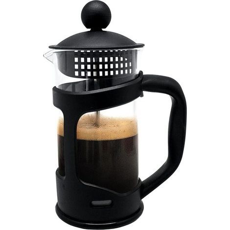 Cafetière française de Piston 18x11.5x8 cm 0.35L Noir