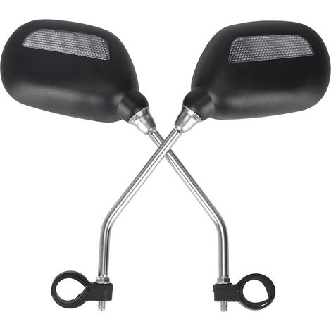 Espejos retrovisores para bicicleta, juego de 2 piezas, gran angular ajustable 360°, aptos para manillares de 23,4 mm. (1/4)