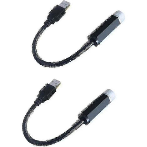 2x Veilleuse Étoile pour Toit de Voiture Portable Réglable USB Flexible LED Intérieur Ambiance Étoilée Romantique (1/5)