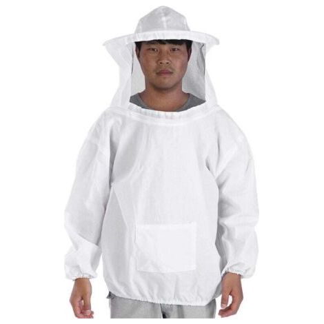 Professionelle Imkerjacke Bienenschutzanzug mit weißem Fechtschleier
