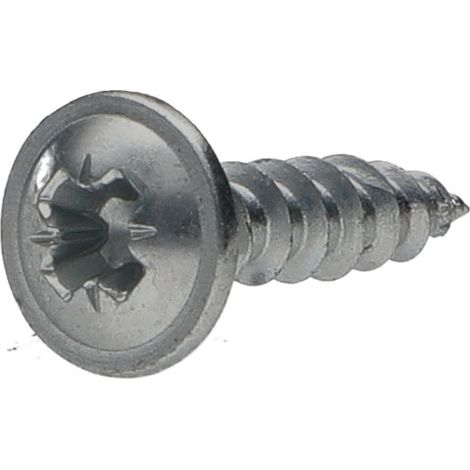 VBA Vis bois agglo Poelier Pozi N°2 3.5X15 Filetage total Diamètre de tête: 8 Acier zingué-1000 pièces