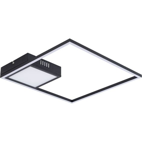 Plafonnier LED 30W 4000K noir mat 40cm Sirius Rabalux (1/4)