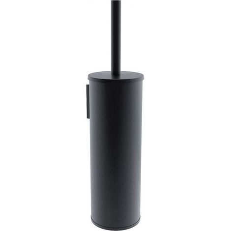 Nimco Unix - Wandmontierte Toilettenbürste, mit Halter, schwarz matt UNC 13094E-90