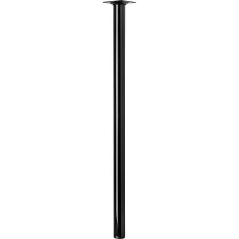 Hettich Tischbein, Möbelfuß, D30x600mm, schwarz - 1 Stück