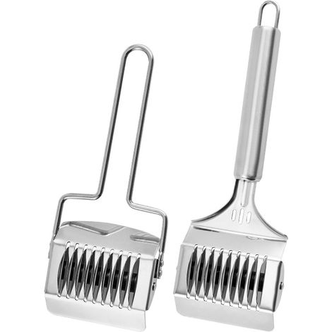 Pince à cheveux Shark Clip Premium en acier inoxydable pour la découpe des pâtes, machine à nouilles, rouleau à nouilles en acier inoxydable, machine à nouilles portable, rouleau à pâte, 2 pièces (arg (1/5)
