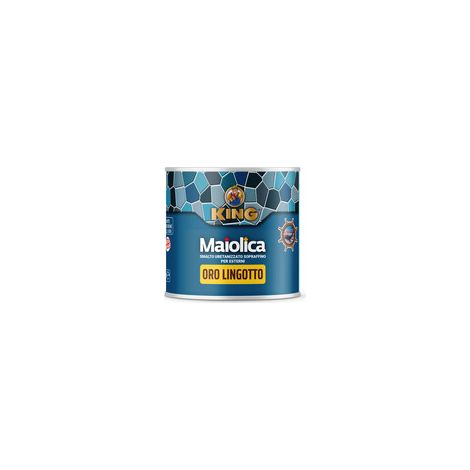 SMALTO MAIOLICA ORO LINGOTTO ESTERNI 100 G- 6,0 pz
