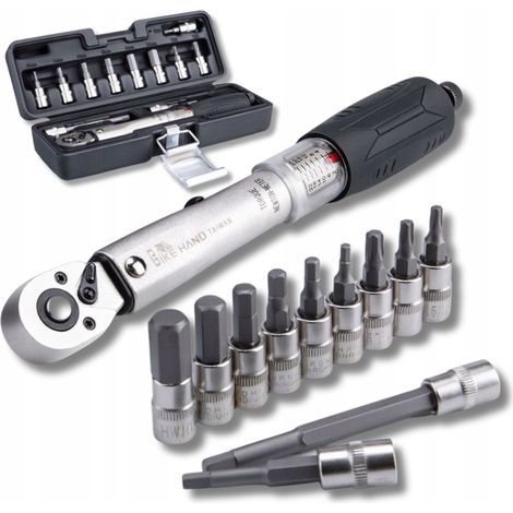 Chiave dinamometrica per bicicletta con chiavi a brugola 2-24Nm BIKE HAND YC-617-2ST (1/5)