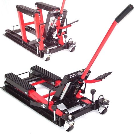 Motorradheber 675 kg hydr. Motorradhebebühne 06167 Montagebock ATV Motorradlift (1/5)
