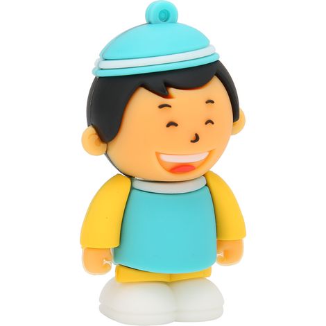 Clé USB 16 Go/32 Go/64 Go/128 Go - Clé USB portable avec un adorable petit garçon de dessin animé (32 Go)