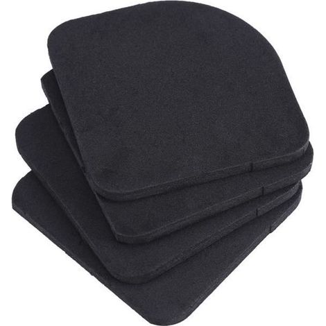 ESTINK Lot de 4 Tapis Anti-vibrations pour Machines à Laver et Réfrigérateurs (1/4)