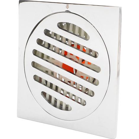 Magnetisch schwebender Bodenablauf, silberfarbener, geruchsdichter Bodenablauf für Badezimmer (1/5)
