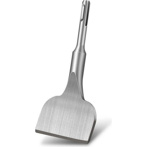 CSPARKV Burin Carrelage, Burin [165x75 mm] Courbure à 25°, Burin Plat Carrelage, Burin à Carrelage Professionnel pour Tous Les Marteaux à Percussion SDS Plus et Marteau électrique (1/5)