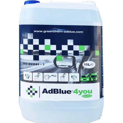 AdBlue GreenChem additif pour voitures diesel avec urée technique réservoir de 10 litres - 1 Kg