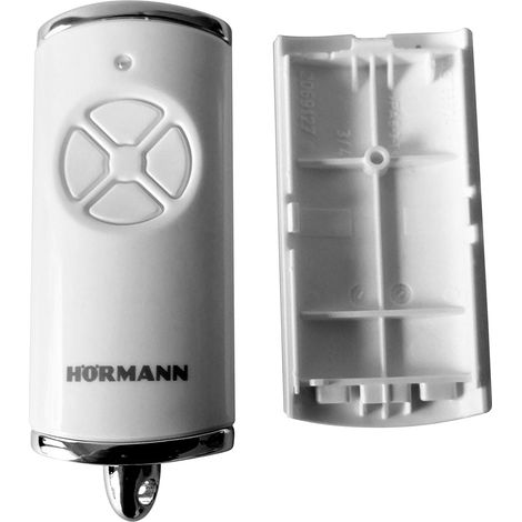 Hörmann Handsender Cover HSE4BS Hochglanz Weiss Leer Gehäuse ohne Batterie (1/3)