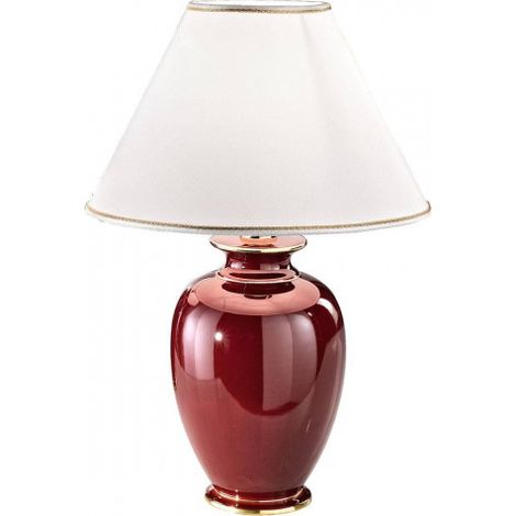 Kolarz GIARDINO - Lampe de table Lifestyle Fabric Tapered Shade Or poli, 1x E27 (1/4)