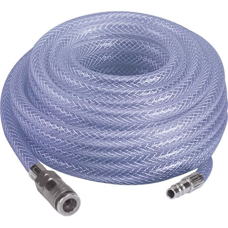 Original Einhell Gewebeschlauch 15 m (Kompressor-Zubehör, 15 m Länge, Innendurchmesser 9 mm, R 1/4'' Innengewinde, aus PVC-Gewebe, max. Arbeitsdruck 15 bar)