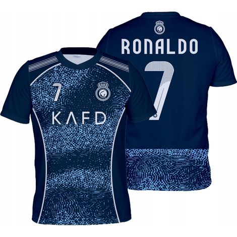 Maillot de football enfant Ronaldo Al-Nassr bleu marine