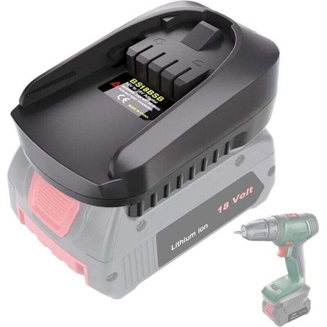 18V Akku-Adapter-Konverter für Bosch PBA 18V Akku-Werkzeugsystem, kompatibel mit BAT609 Bosch GBA 18V Akku, Ersatz für Bosch PBA 18V Akku (Akku nicht im Lieferumfang enthalten)
