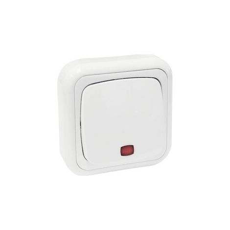 Elektrischer Taster Oberfläche 10a Weiß 36.480/pl