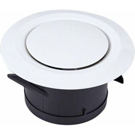 Bouche VMC Ø100 mm – Grille d'aération réglable triple griffe – Ventilation efficace pour salles de bain et cuisines – Installation facile