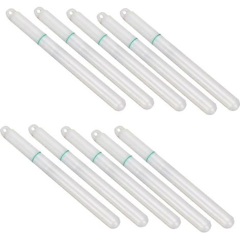 Packung mit 10 multifunktionalen LED-Leuchtstäben, kompatibel mit CR425-Batterien, Zubehör für Leuchtbojen, Köder und attraktive Lampen. (1/5)