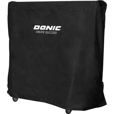Donic Abdeckhülle für Tischtennisplatten (klappbar) aus Polyester + PVC, schwarz (1/5)