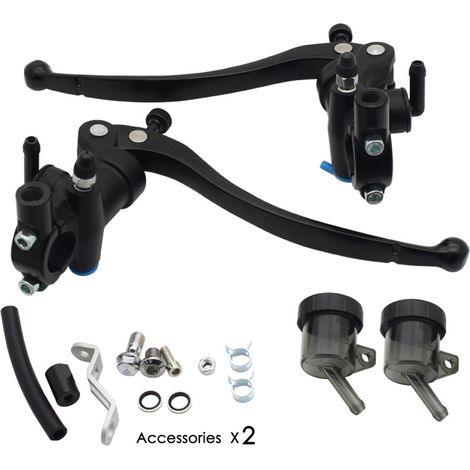 Motorcycle Niu dual disc brake hydraulic handbrake lever assembly brake master cylinder second generation direct push master cylinder (1/4)