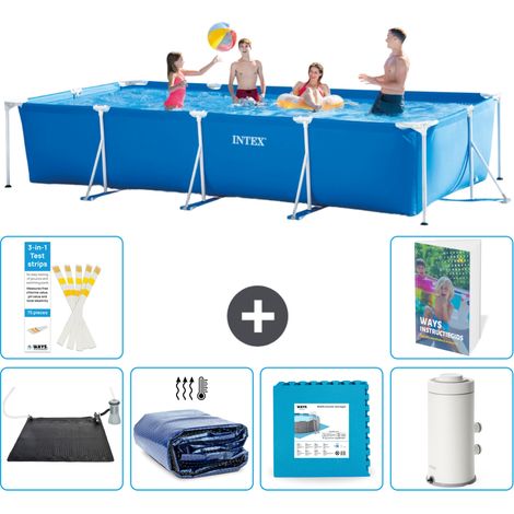 Rechteckiger Frame Pool - 450x220x84 cm - 7-teilig S166