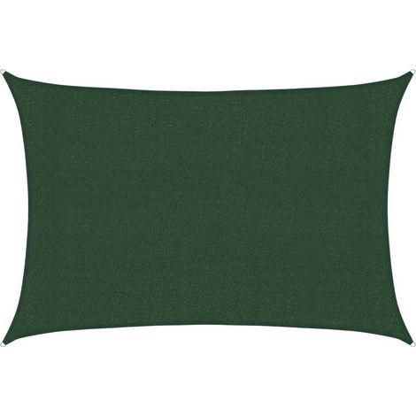 Maison Exclusive - Sonnensegel 160 g/m² Dunkelgrün 3x4,5 m HDPE (1/5)