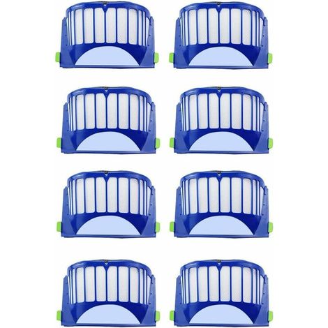 8 Uds filtro sustituto compatible con roomba 600 Serie 605 606 615 616 620 621 625 630 631 650 653 655 660 670 671 676 680 Staubsauger (1/5)