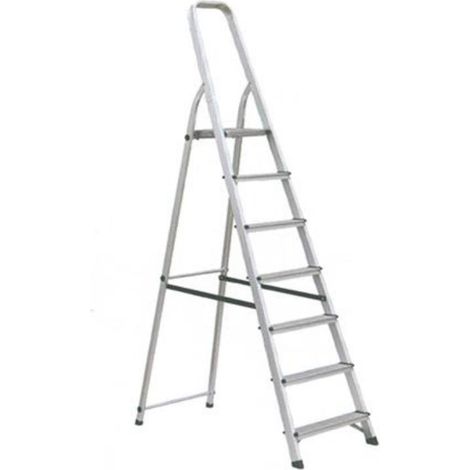 ESCALERA ALUMINIO 7 PELDAÑOS HOGAR EN131