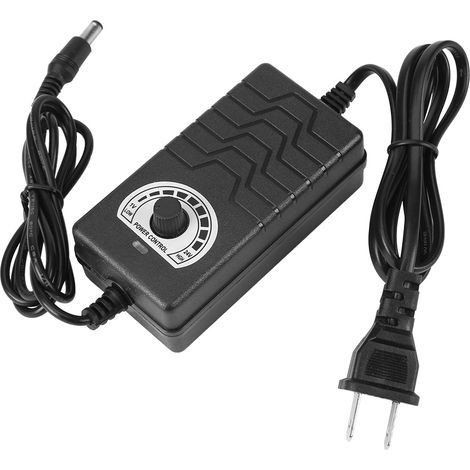 Adaptateur secteur universel AC/DC 1-24 V 2 A pour variateur de vitesse de moteur, prise US 100-240 V (1/5)