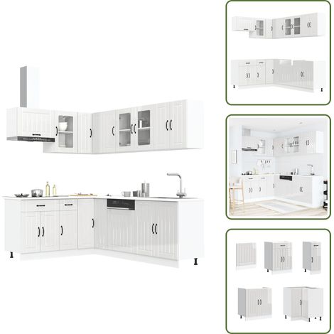 Ensemble d'armoires de cuisine 11 pcs Lucca bois d'ingénierie - Ensemble D'armoires De Cuisine - Ensemble D'armoires De Cuisine - Ensemble D'armoires - Armoire De Cuisine (1/5)