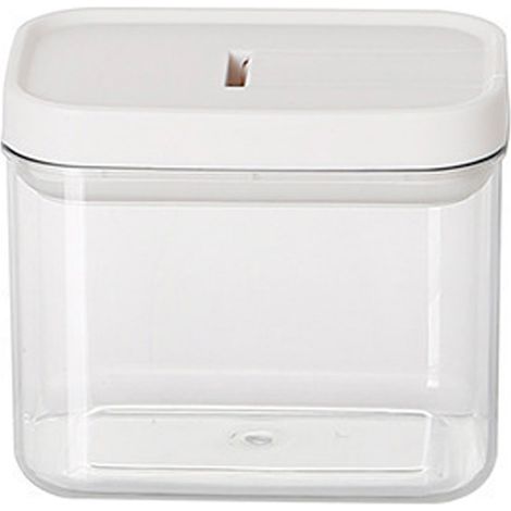 Bocal De Stockage Sous Vide - Acrylique Transparent Carré - 500 ml 800 ml ou 1200 ml - Pour Café Grains Épices Thé - 1 Pièce (1/5)