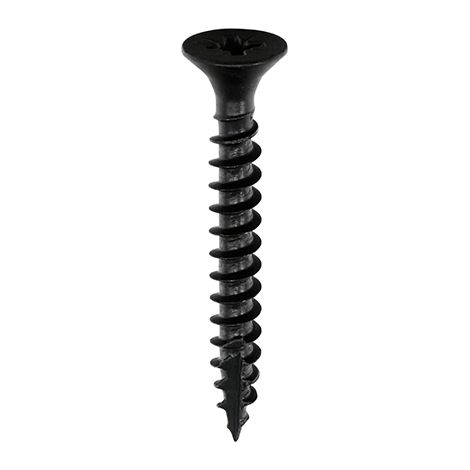 TIMCO Classic Multi-Purpose Countersunk Black Woodscrews - 5.0 x 40