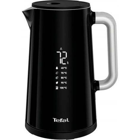 Tefal Bouilloire électrique 1,7 L, Écran numérique, Anti-brûlure, 5 températures KO850810 (1/5)