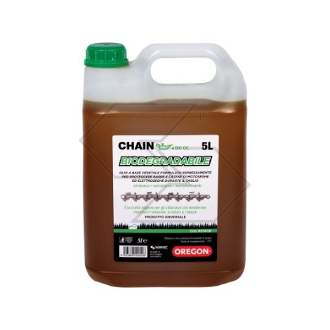 Biologisch abbaubares Schutzöl OREGON Kettensägenkette CHAIN 5 Liter