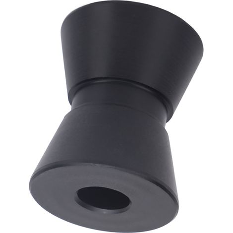 Ortviai Rouleau d’Étrave pour Remorque de Bateau 40 x 49 mm en ABS et Métal Noir avec Amortissement (1/5)