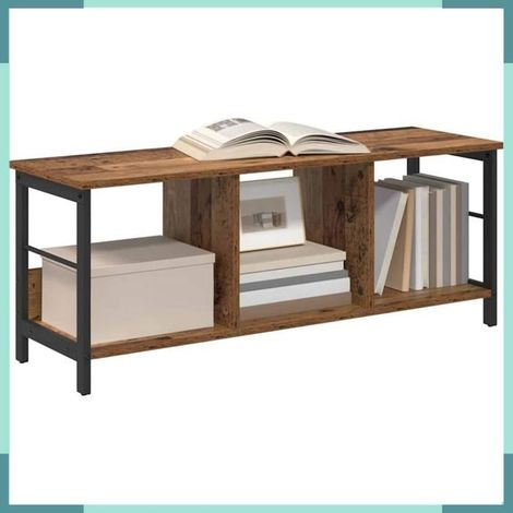 Étagère - 884022 - Bois ancien - 102 x 32 x 40,5 cm - 3 étagères (1/5)