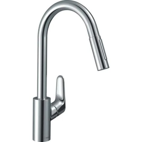 Mitigeur de Cuisine avec Douchette Extractible HANSGROHE Focus M41 240 Chrome - 31815670 (1/4)